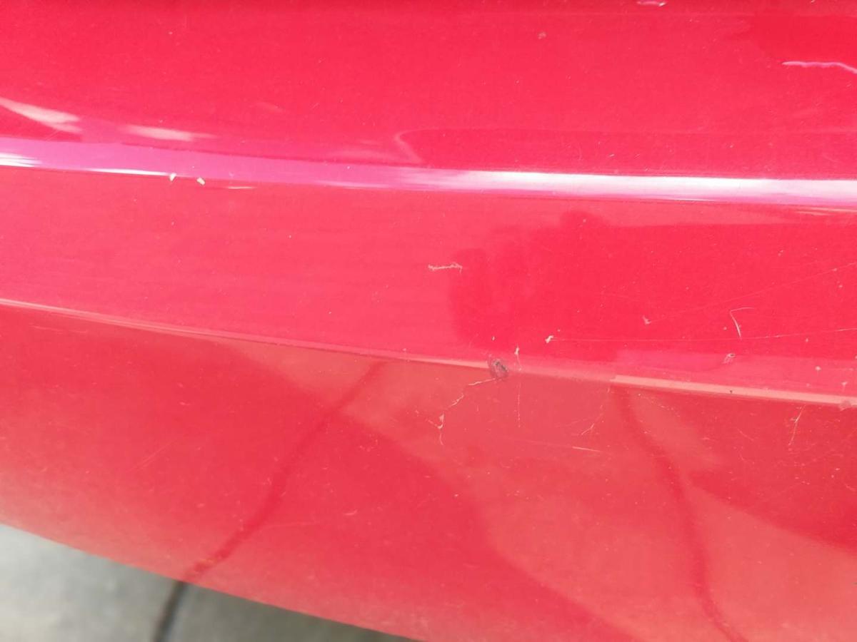 Skoda Fabia 2 5J original Stoßstange Stossfänger hinten Coridarot LF3K Fließheck Bj.2012